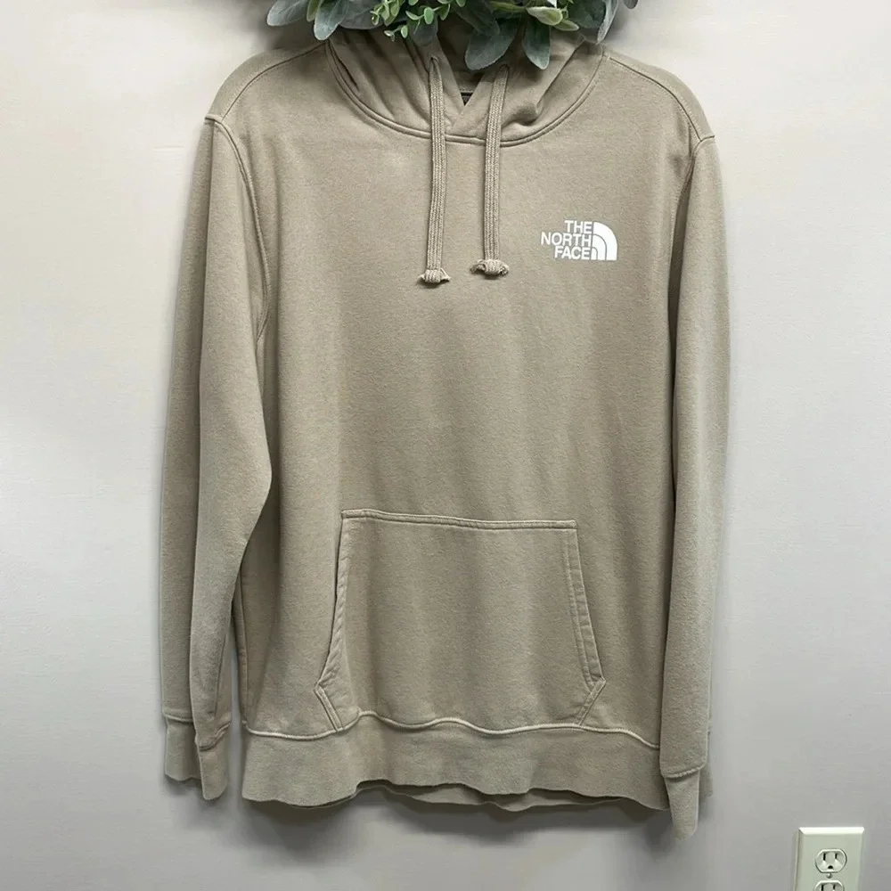 The North Face Men’s Box NSE Pullover Hoodie Khaki Stone L
